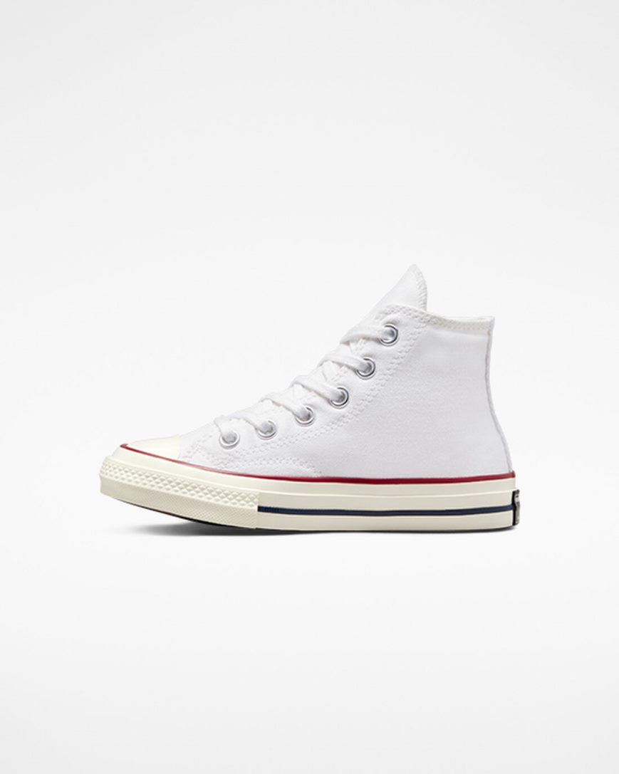 Tenisi Inalti Baieti Converse Chuck 70 Vintage Panza Albi Rosii Inchis | RO H0KTF526